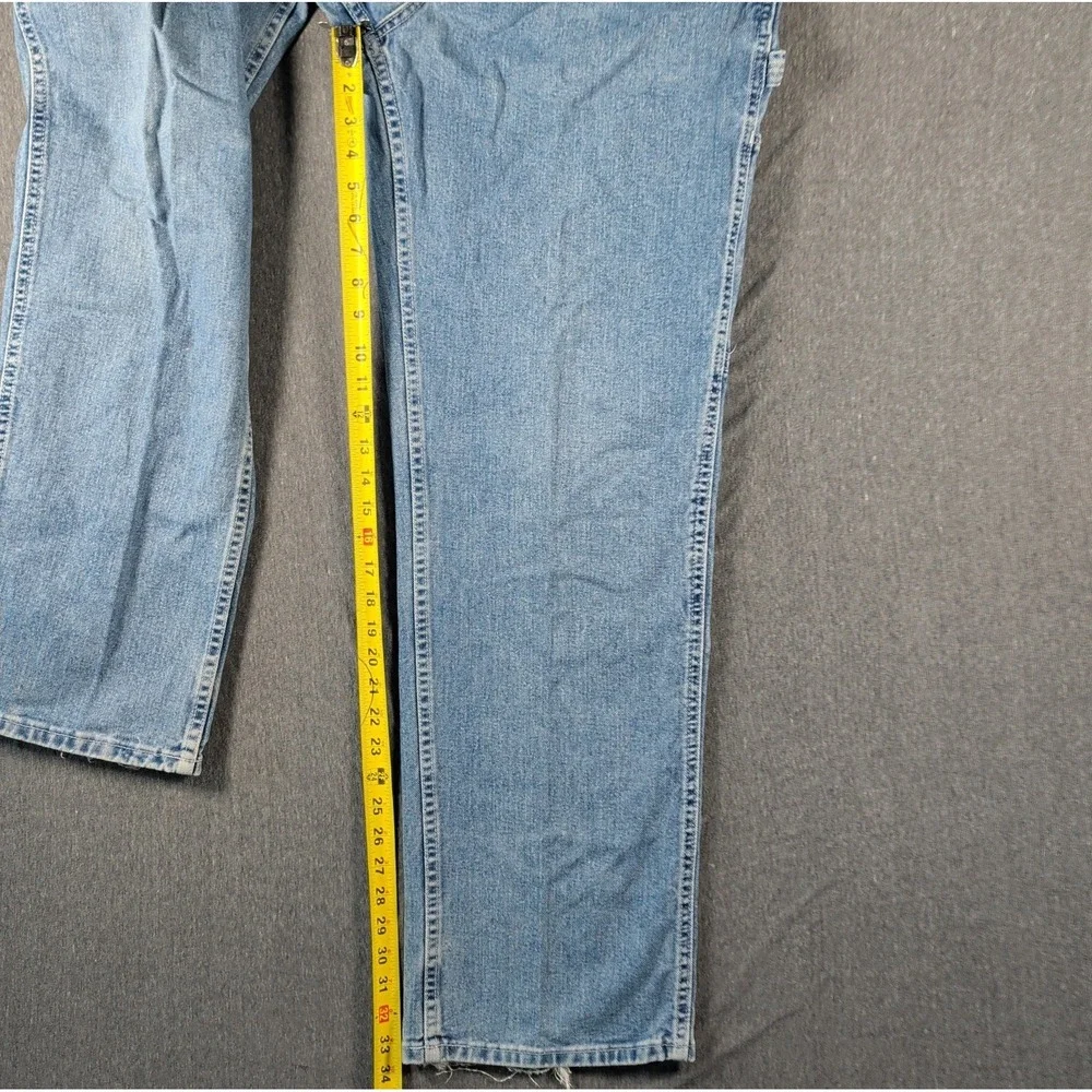 Vtg Y2K NAUTICA Jeans Mens 33x34 Denim Carpenter Baggy Loose Skater Utility USA